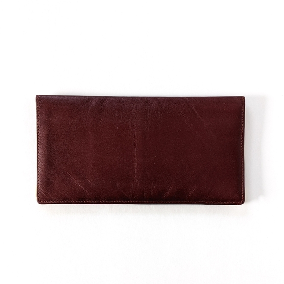 Vintage Cartier Bordeaux Leather Wallet - Picture 2 of 6